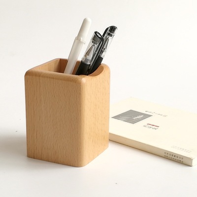 成都木質(zhì)筆筒辦公用品實(shí)木筆筒擺件定制批發(fā)工廠